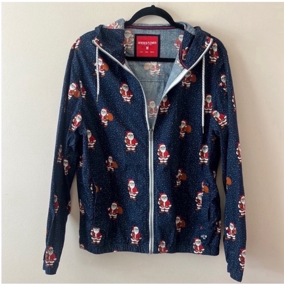 Denim & Flower Other - Denim & Flower Santa Zip Up Hoodie Size Large

Ugly Christmas sweater
Holidays